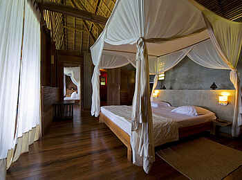 Time + Tide Tsara Komba: Schlafzimmer einer Ocean View Suite