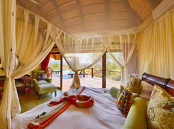 Motswiri Private Safari Lodge: Die Family Villa von innen Motswiri Private Safari Lodge: Die Family Villa von innen