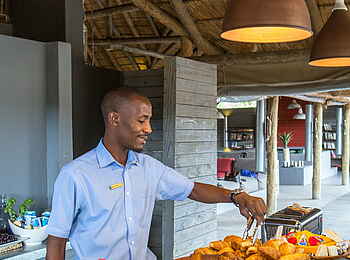 Simbavati River Lodge: Leckers Frühstück