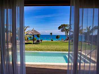 Bawe Island: Der Pool der Sunrise Villa