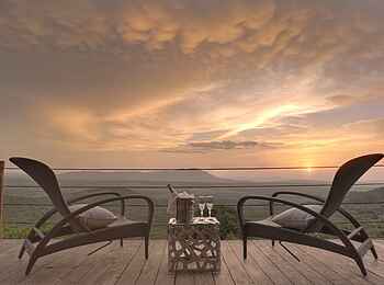 Cottar's 1920s Safari Camp: Private Homestead Terrasse