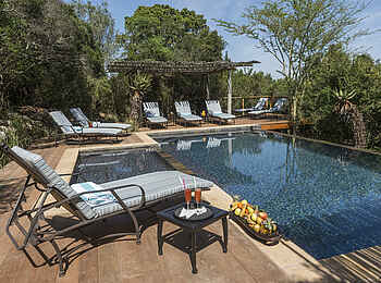 Kariega Main Lodge: Am Pool Kariega Main Lodge: Am Pool