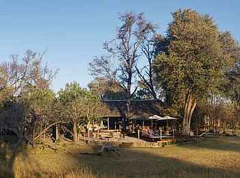 Khwai Expeditions Camp: Blick auf das Camp Khwai Expeditions Camp: Blick auf das Camp