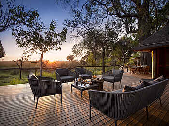 Nxabega Okavango Tented Camp: Sonnenaufgang