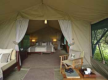 Rekero Camp: Guest Tent Bett