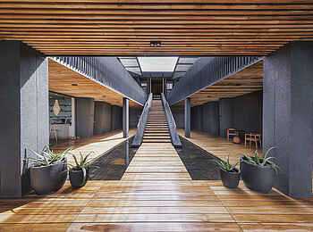 Serengeti Explorer: Treppe zum Deck Serengeti Explorer: Treppe zum Deck