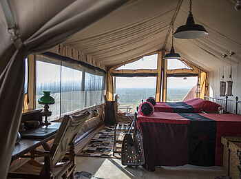 Shu'mata Camp: Gästezelt Ausblick Shu'mata Camp: Gästezelt Ausblick