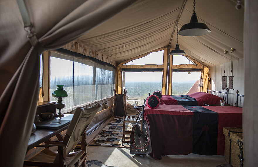 Shu'mata Camp: Gästezelt Ausblick Shu'mata Camp: Gästezelt Ausblick