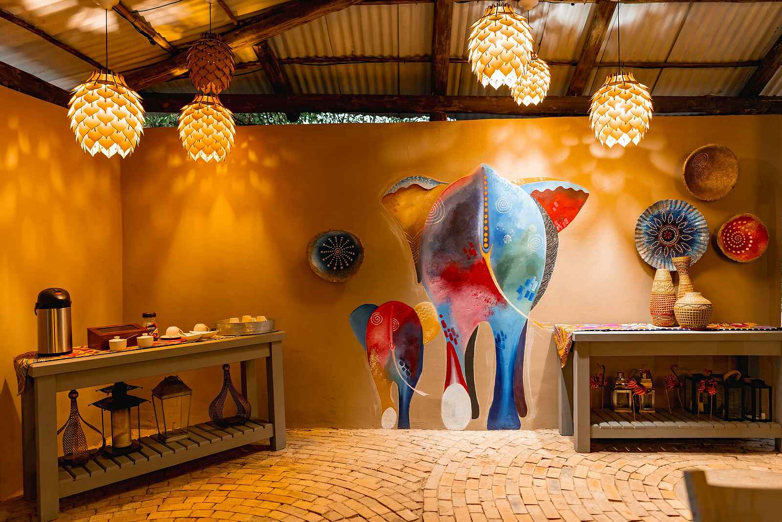 Tlouwana Camp: Buffet Tlouwana Camp: Buffet