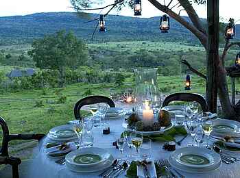 Beho Beho Camp: Dinner im Freien