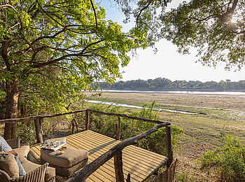 Shawa Luangwa Camp: Luxury Tent Aussicht