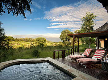 Lion Sands Tinga Lodge: Privatpool