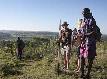 Serian Camp: Pause während des Bush Walk
