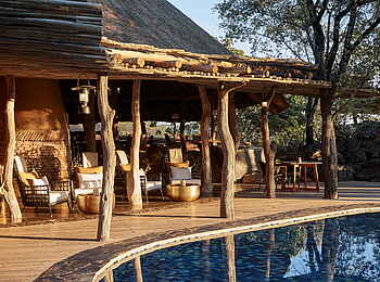 Singita Pamushana Lodge: Am Hauptpool
