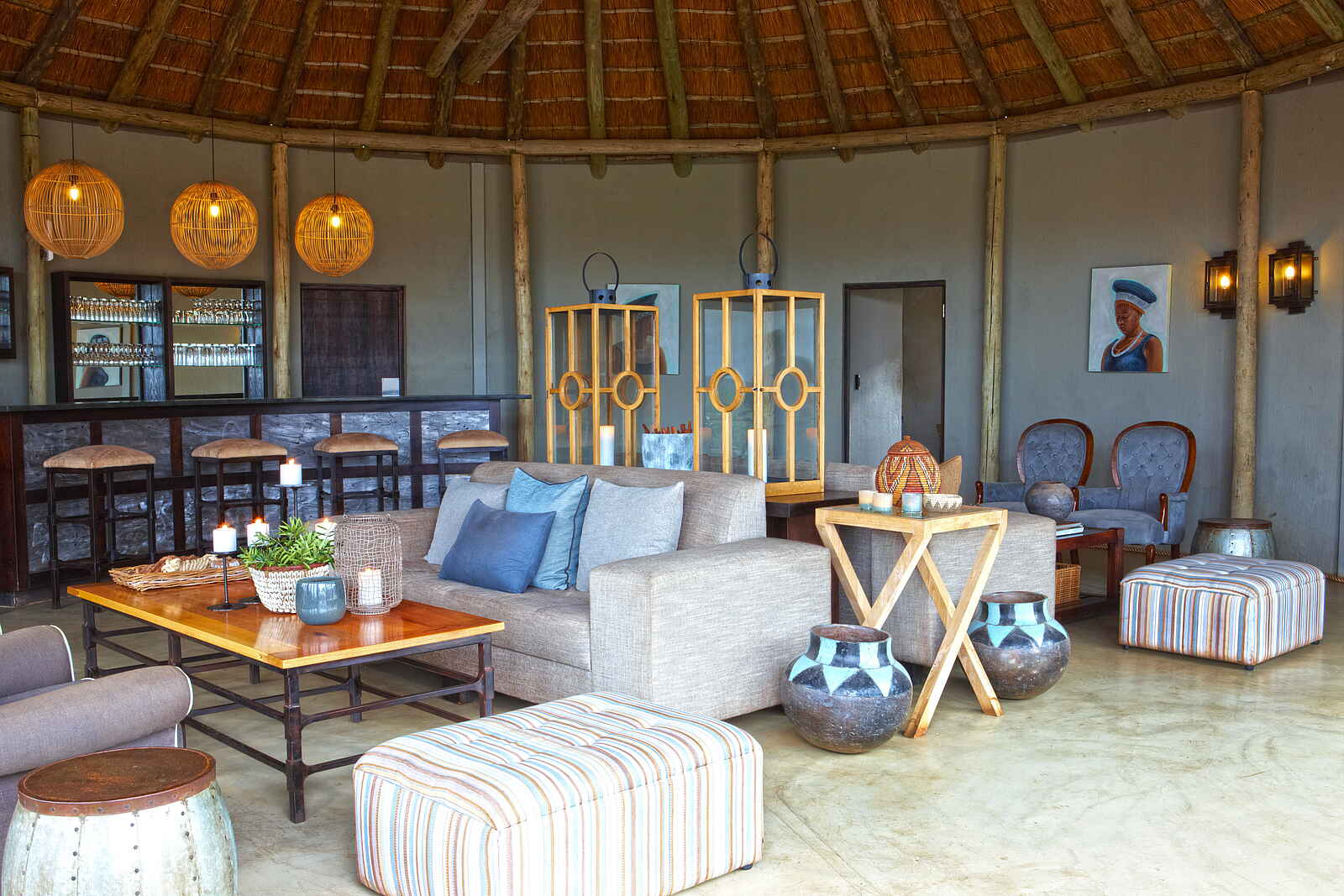 Thanda Tented Camp: Bar- und Loungebereich Thanda Tented Camp: Bar- und Loungebereich
