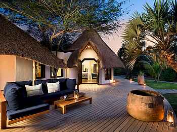 andBeyond Benguerra Island: Familiensuite Terrasse