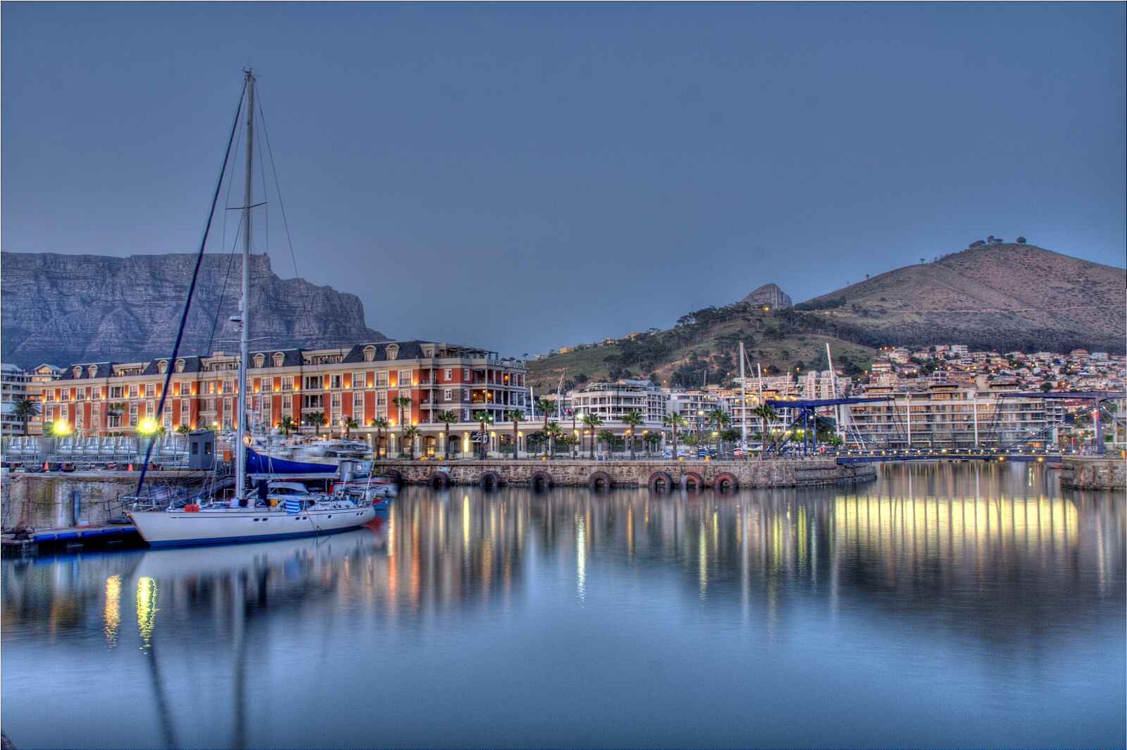 Cape Grace Hotel: Abendstimmung Cape Grace Hotel: Abendstimmung