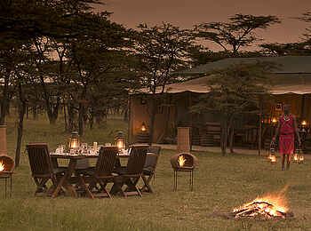 Kicheche Bush Camp: Al-fresco Dinner