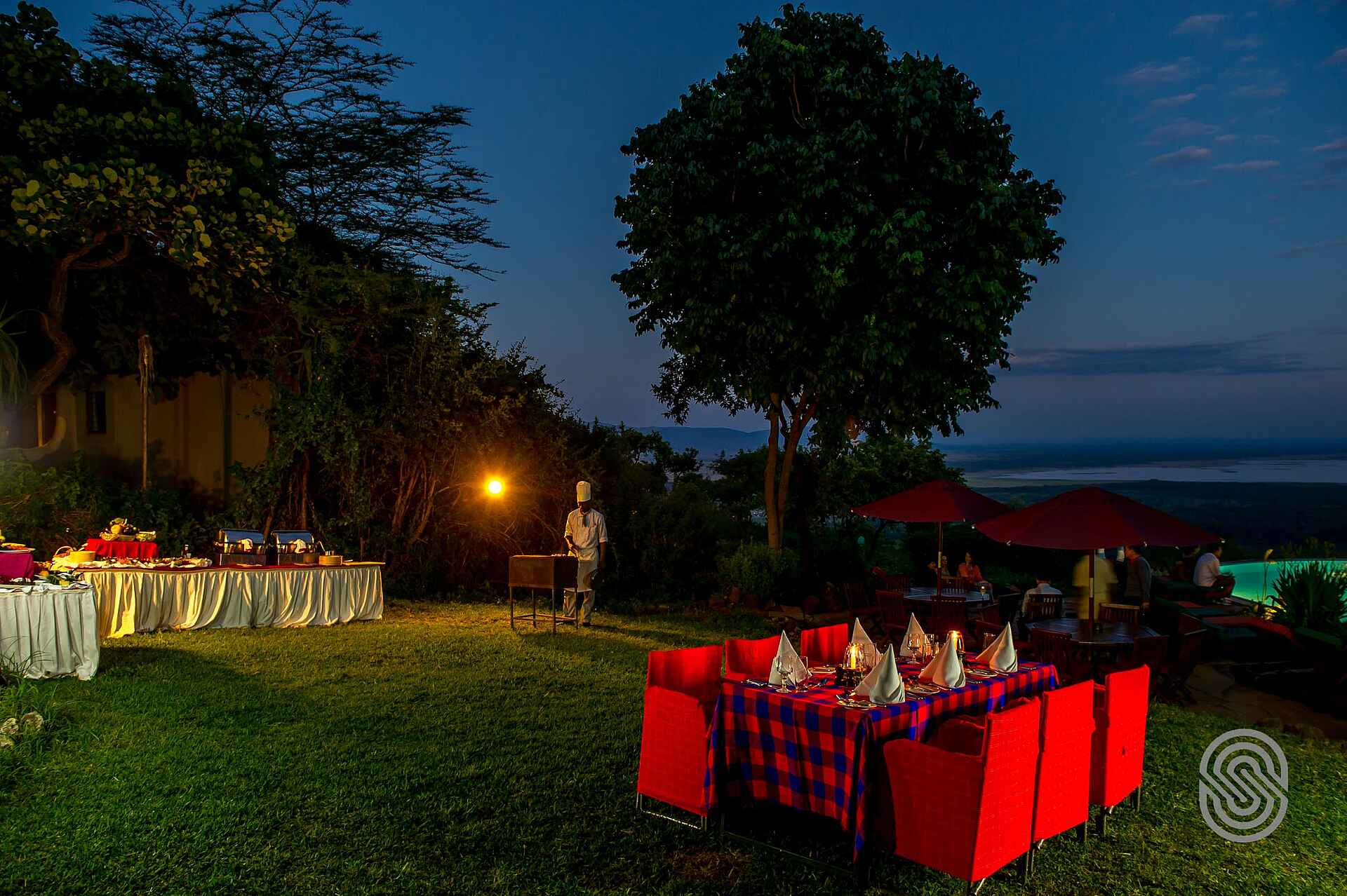 Lake Manyara Serena Lodge: Abendessen