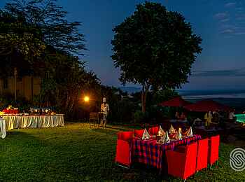 Lake Manyara Serena Lodge: Abendessen