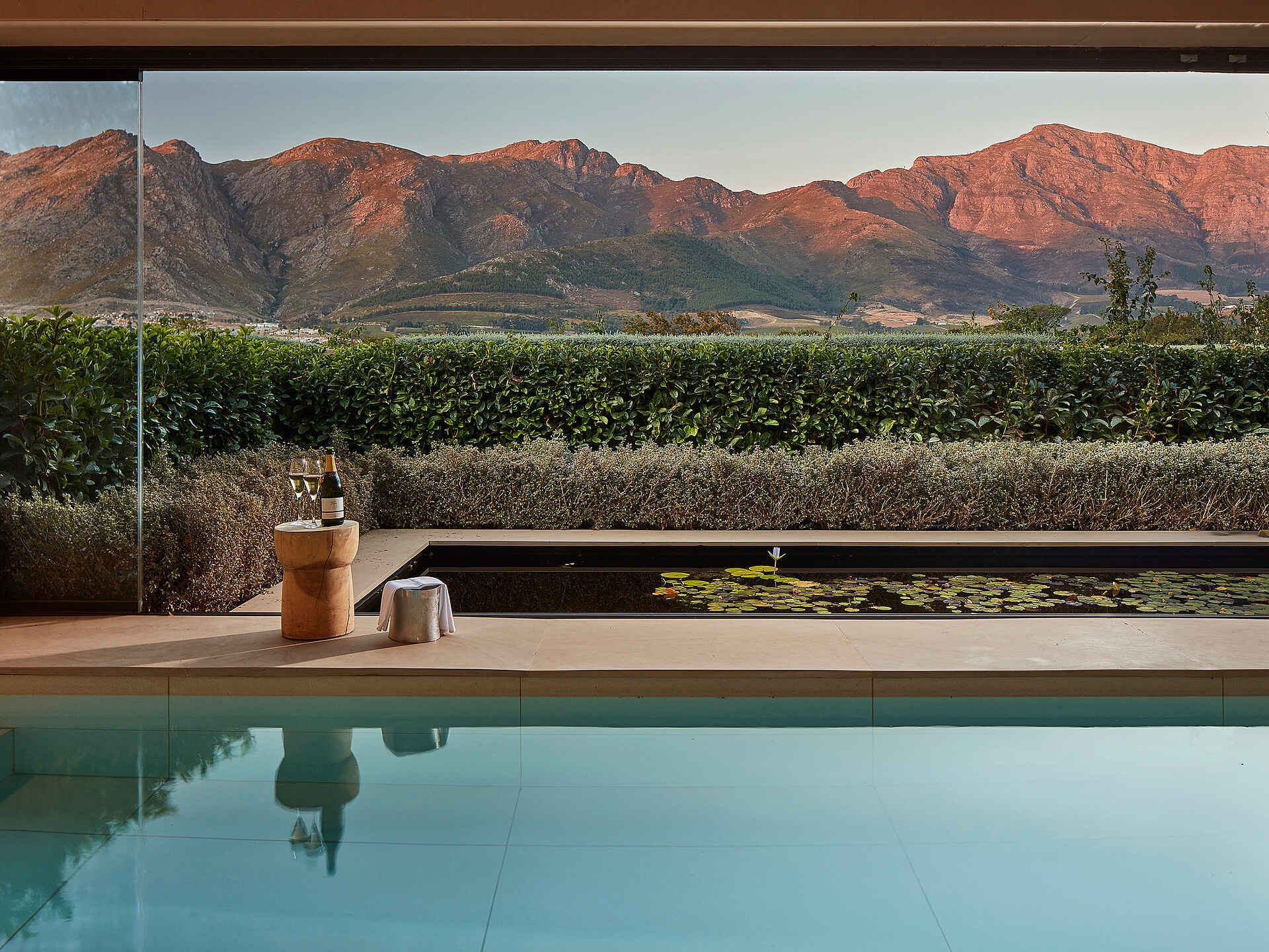Leeu Estates: Pool im Spa