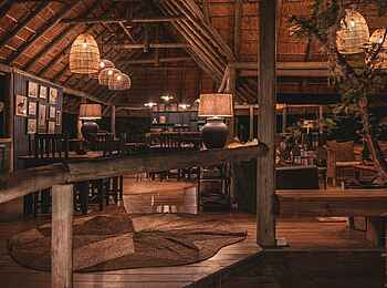 Little Sable Camp: Der Essbereich Little Sable Camp: Der Essbereich