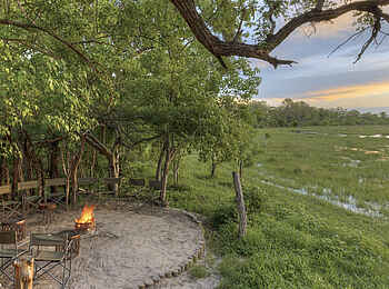 MmaTsebe Tented Camp: Boma