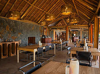 Naboisho Camp: Essbereich