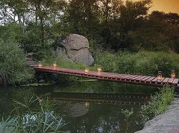 Sabi Sabi Little Bush Camp: Brücke zum Pool