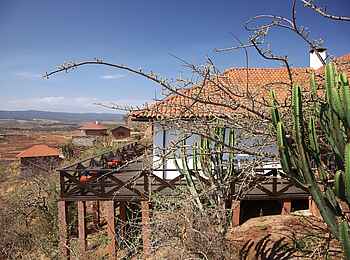 Bashay Rift Lodge: Hauptgebäude am Hang Bashay Rift Lodge: Hauptgebäude am Hang