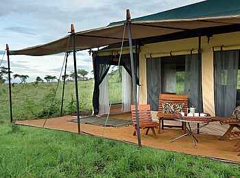 Kiota Camp: Morgenkaffee Kiota Camp: Morgenkaffee