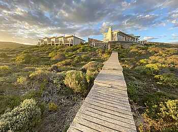Lekkerwater Beach Lodge: Strandzugang Lekkerwater Beach Lodge: Strandzugang