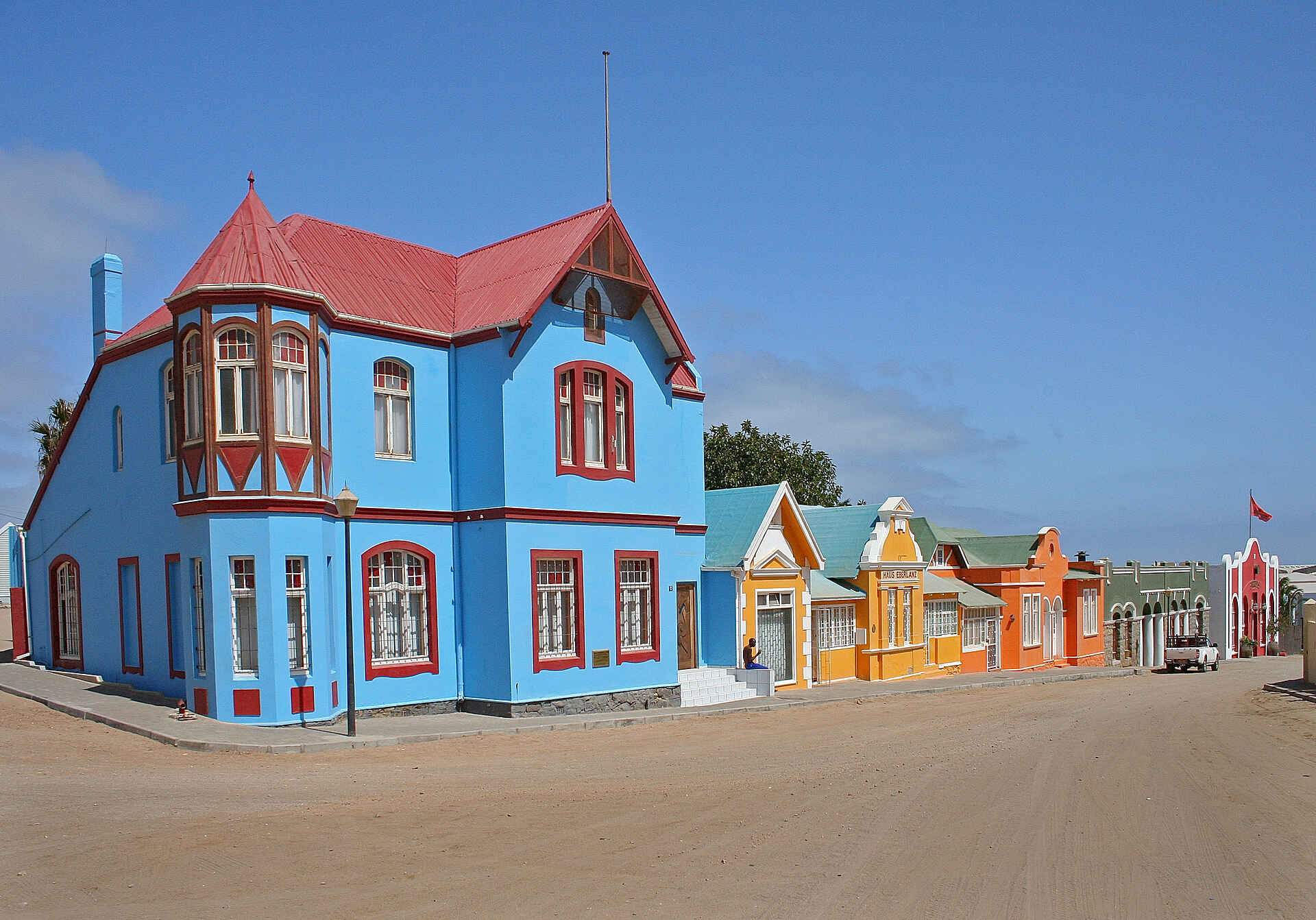 Lüderitz Nest Hotel: Deutsche Architektur