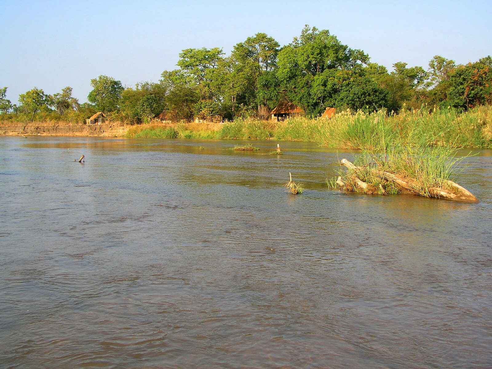 Mwaleshi Camp: Blick aufs Camp Mwaleshi Camp: Blick aufs Camp