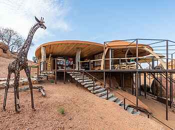 Onduli Ridge Camp: Blick von außen