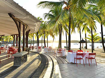 Shandrani Beachcomber Resort and Spa: Terrasse Shandrani Beachcomber Resort and Spa: Terrasse