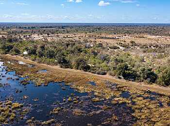 Zarafa Camp: Aus der Vogelperspektive