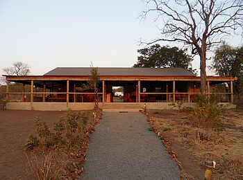 Chobe Elephant Camp: Hauptgebäude Chobe Elephant Camp: Hauptgebäude