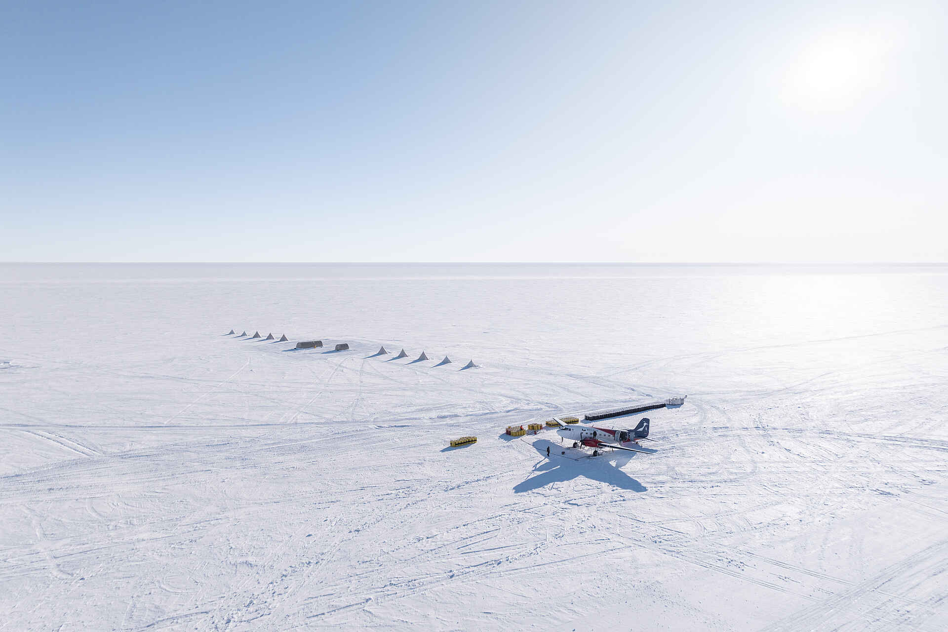 Dixie's Camp: Das Camp aus der Vogelperspektive