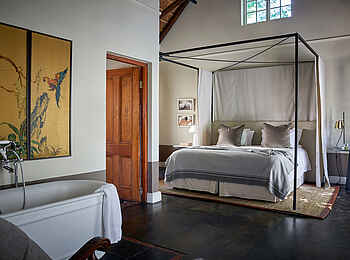 La Clé Lodge: Garden Room Doppelbett La Clé Lodge: Garden Room Doppelbett