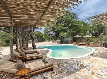 Laba Jongomero Camp: Poolbereich