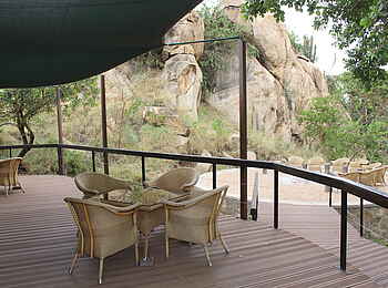 Lemala Kuria Hills: Sonnenterrasse