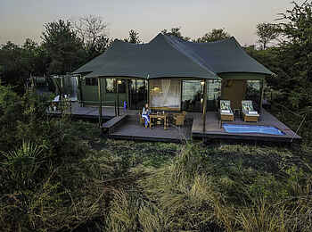 Old Drift Lodge: Blick auf eine Luxury Familien Suite Old Drift Lodge: Blick auf eine Luxury Familien Suite