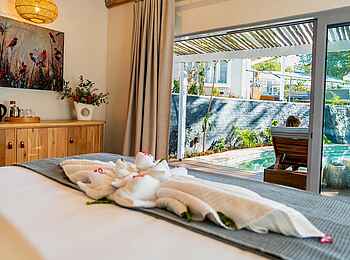 Shongwe Samanzi Lodge: Blick hinaus