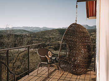 Ti Melen Boutique Guesthouse: Balkon mit Aussicht