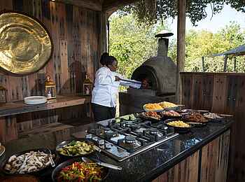 Zarafa Camp: Der Pizzaofen