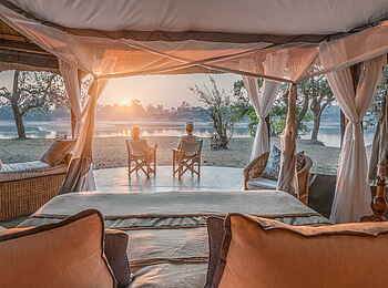 Time + Tide Mchenja: Blick aus dem Schlafzimmer auf dem Fluss