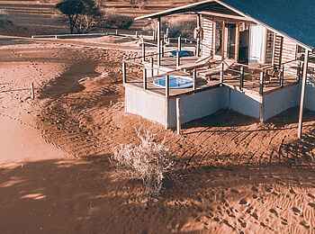 Bagatelle Kalahari Game Ranch: Exclusive Dune Chalet Ansicht