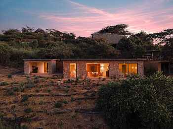 Borana Lodge: Blick auf den Spa Borana Lodge: Blick auf den Spa