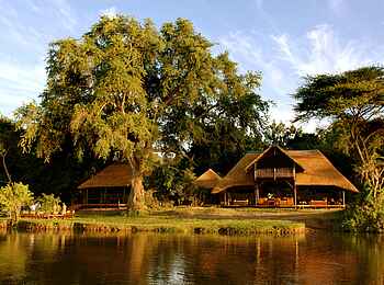 Chiawa Camp: Hauptgebäude